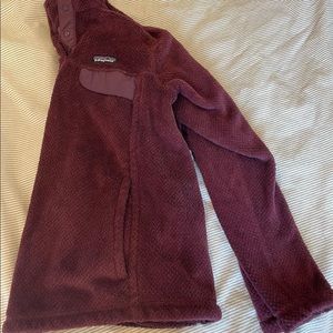 purple small Patagonia re-tool sweatshirt